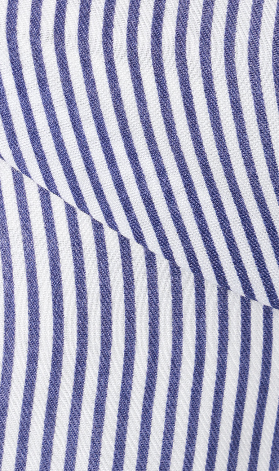 ロンドンストライプシャツ【長袖】 ブルー M