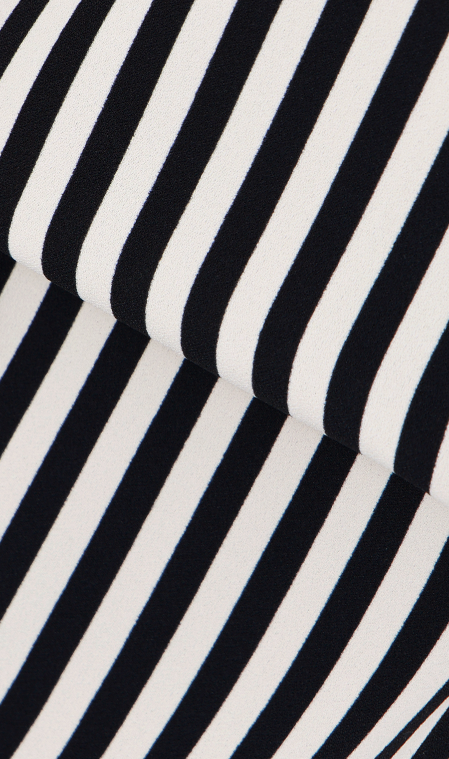 ストライプボウタイブラウス【涼】【半袖】 ネイビー M