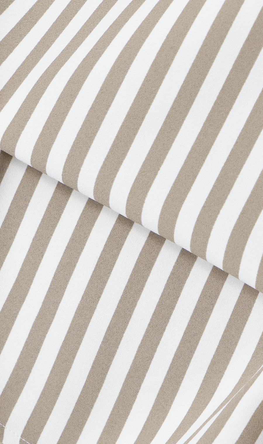 ストライプボウタイブラウス【涼】【半袖】 ベージュ M