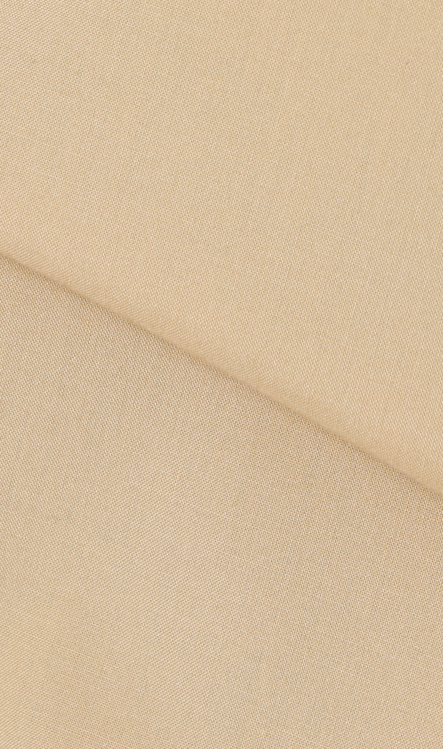 ハイネックギャザーリボンブラウス【5分袖】 ベージュ M