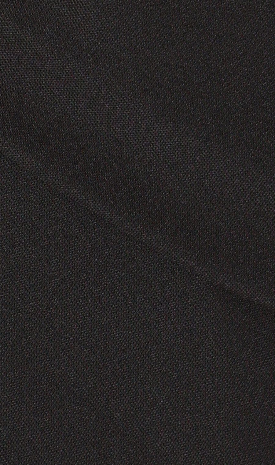 シャツカラーブラウス【半袖】 ブラック S