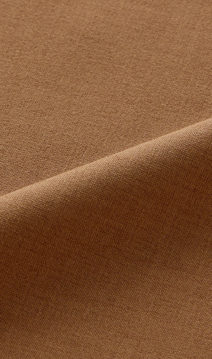 シャツブラウス【セットアップ着用可】【長袖】 ブラウン M