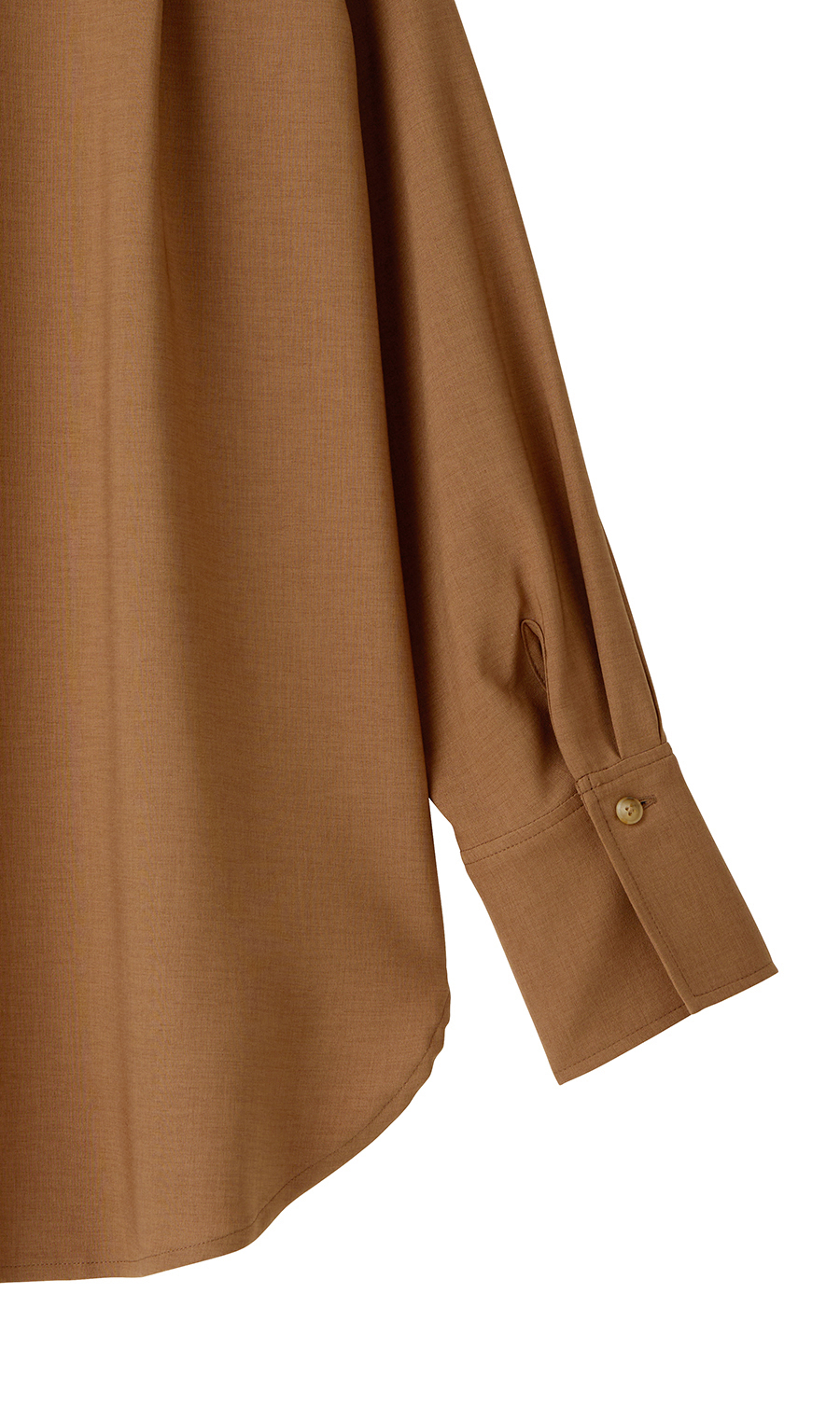 襯衫罩衫 【可成套穿著】 【長袖】 棕色M