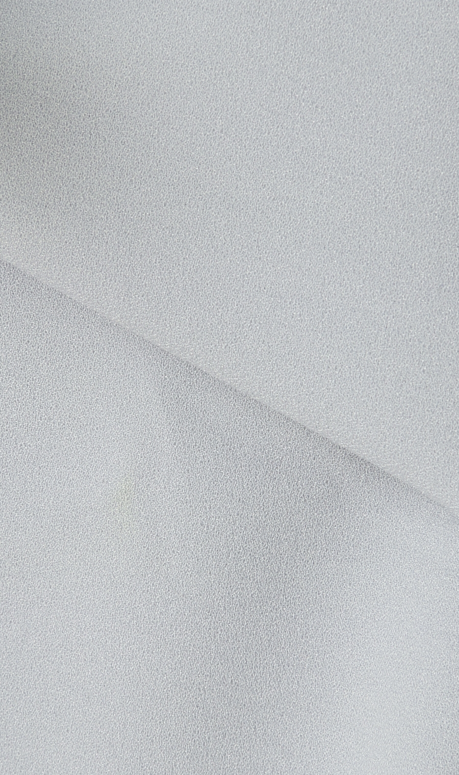 ハイネックタックブラウス《長袖》 ブルー S