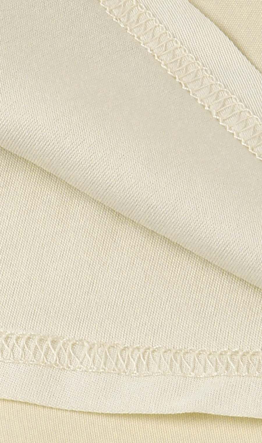 クルーネックブラウス《7分袖》《前開き》 イエロー S