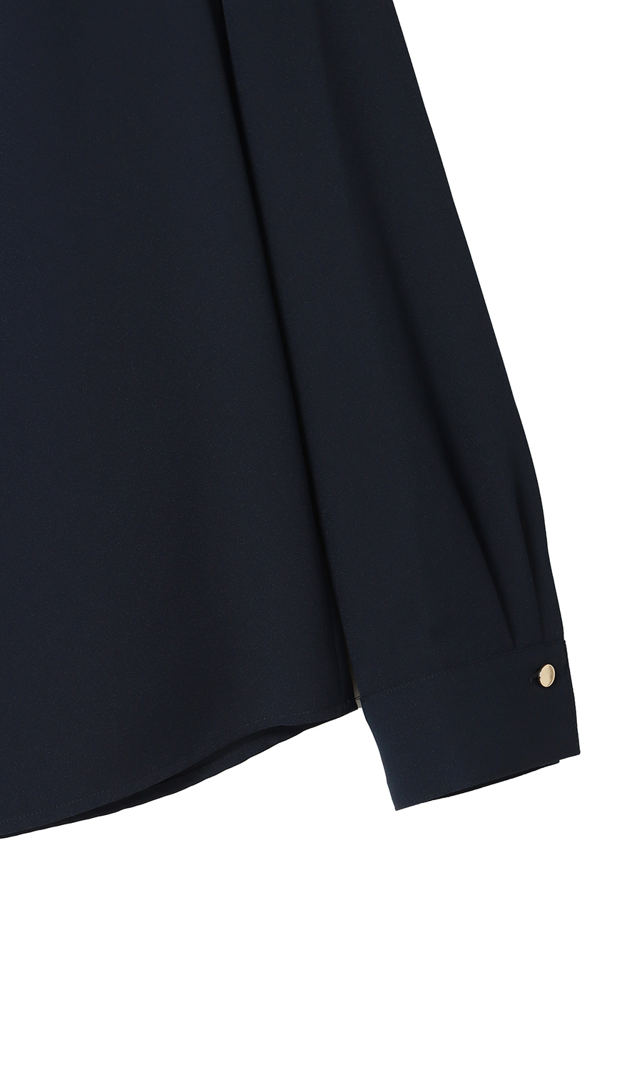 アシンメトリーフリルブラウス【長袖】【WEB限定】 ネイビー M