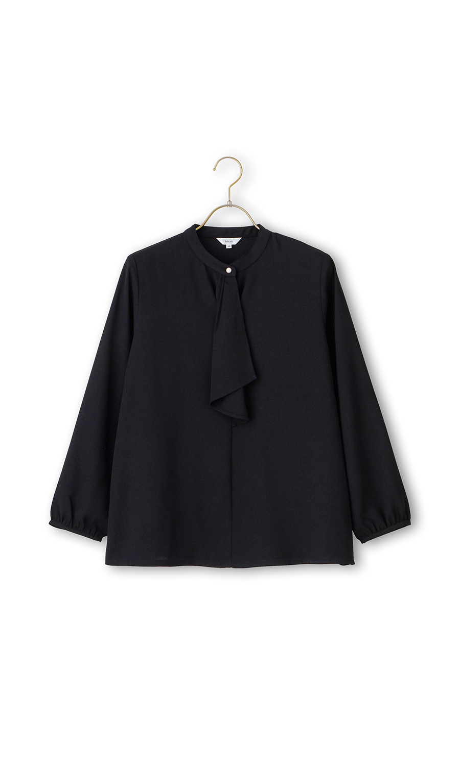 ボウタイブラウス【長袖】【WEB限定】 ブラック S