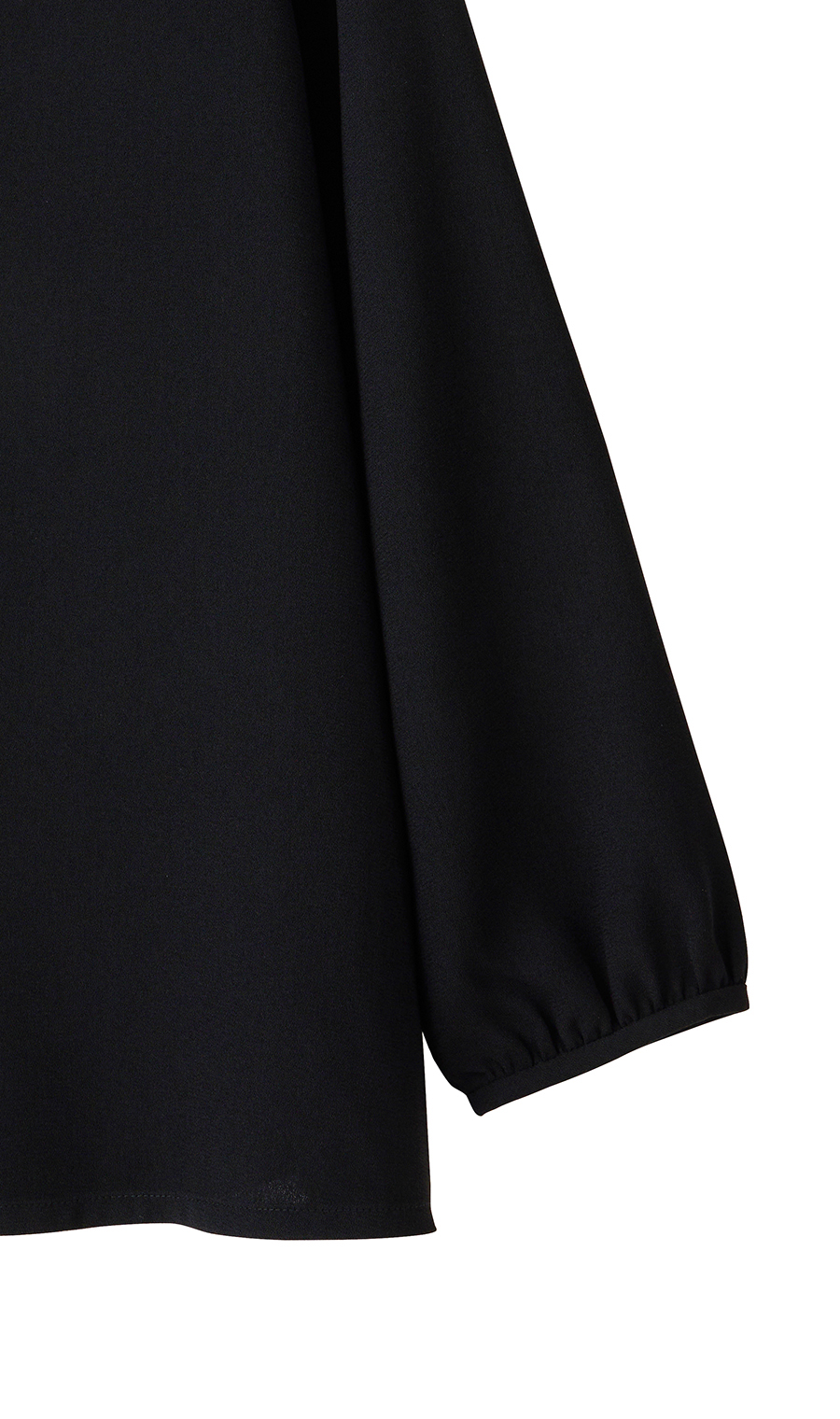 ボウタイブラウス【長袖】【WEB限定】 ブラック S