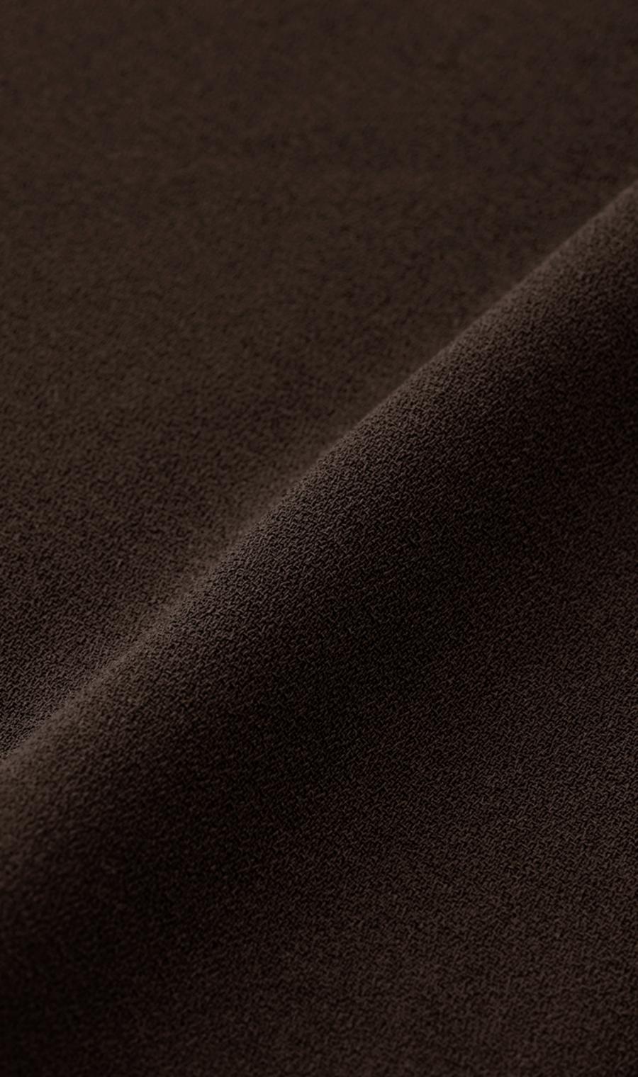 スキッパーカラーブラウス【長袖】【WEB限定】 ブラウン 3L