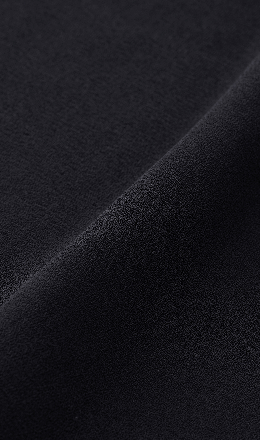 パール調ボタンブラウス【長袖】【WEB限定】 ブラック M