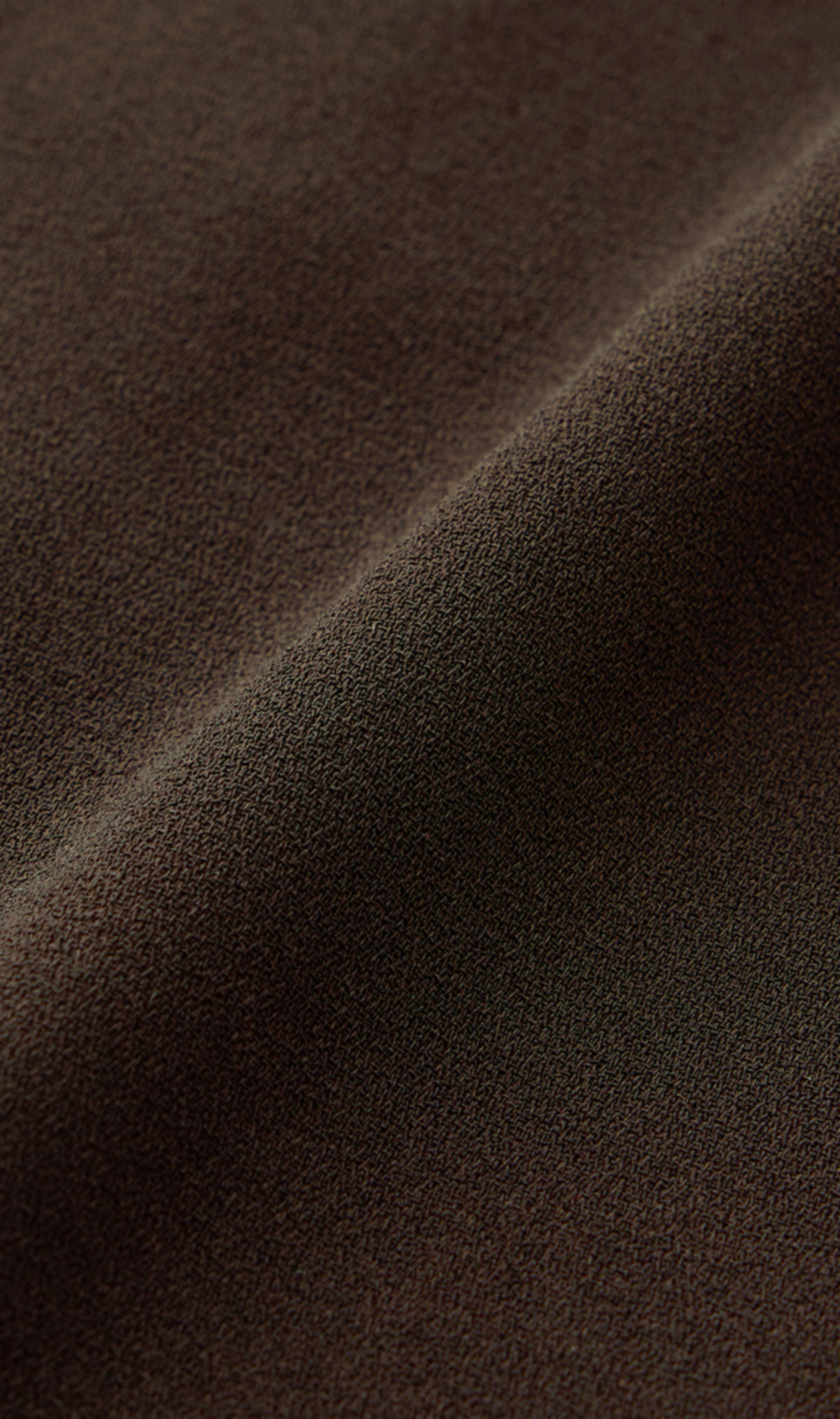 フロントピンタックブラウス【7分袖】【WEB限定】 ブラウン S