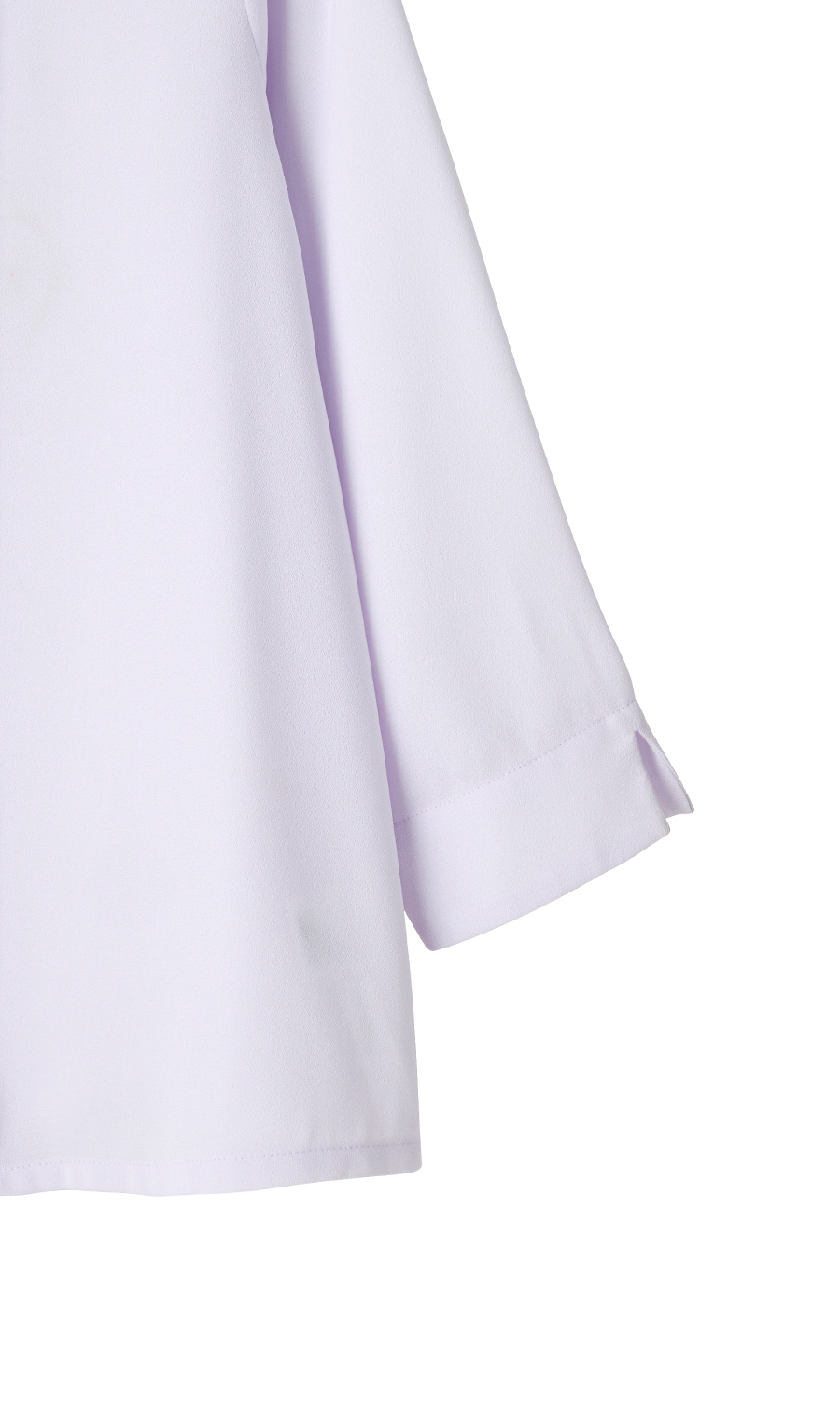 フロントピンタックブラウス【7分袖】【WEB限定】 ラベンダー S