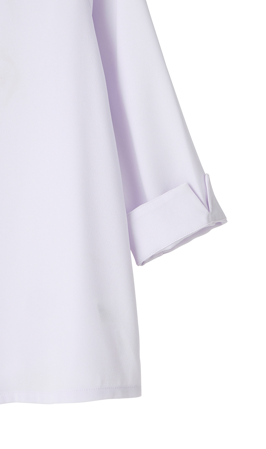 フロントピンタックブラウス【7分袖】【WEB限定】 ラベンダー S