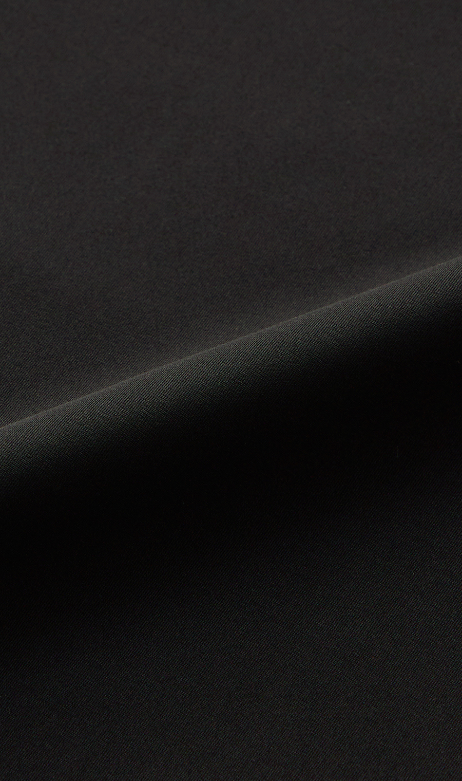 バンドカラースキッパーブラウス《フレンチスリーブ》 ブラック M