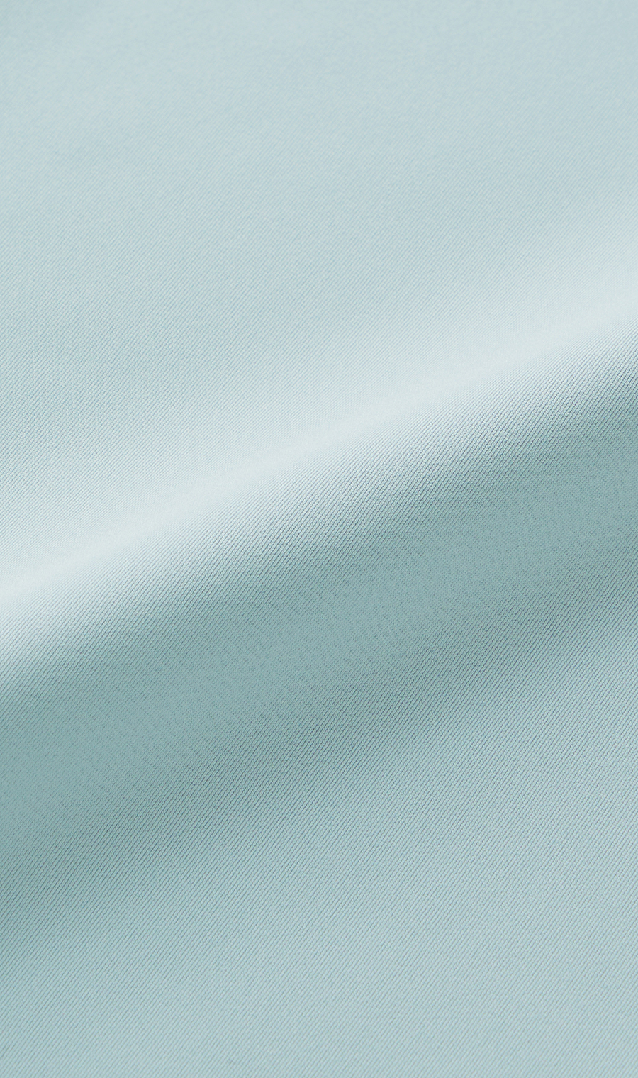 パールボタン付きキーネックブラウス《半袖》 サックス M