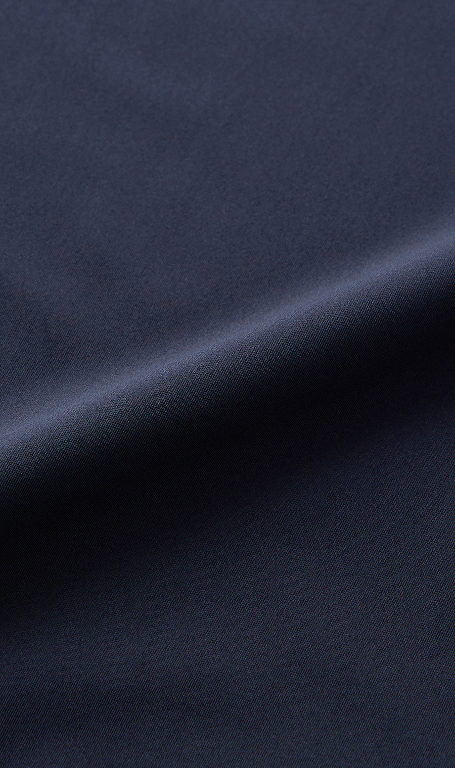 パールボタン付きキーネックブラウス《半袖》 ネイビー M