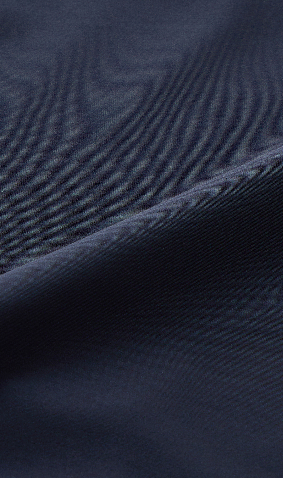 パールボタン付き前身タックブラウス《半袖》 ネイビー M