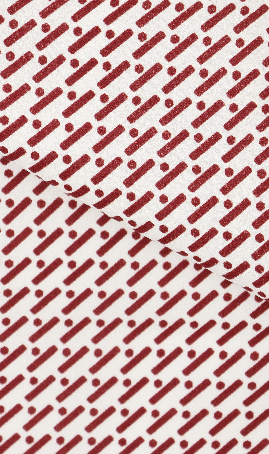 名品アクセサリー付きボウタイブラウス【4WAY】【9分袖】 ボルドー S