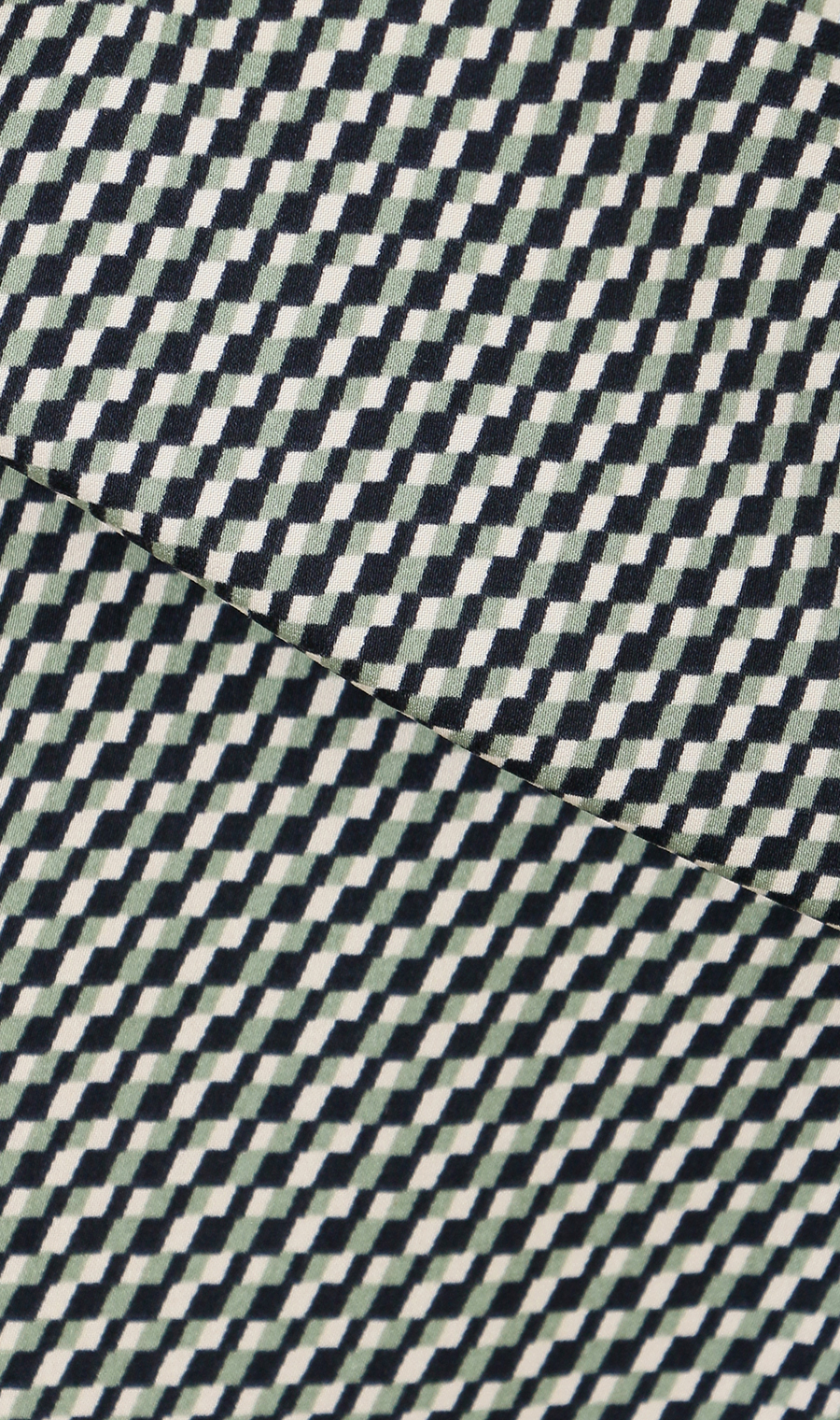 ボウタイブラウス【長袖】【2WAY】 グリーン S