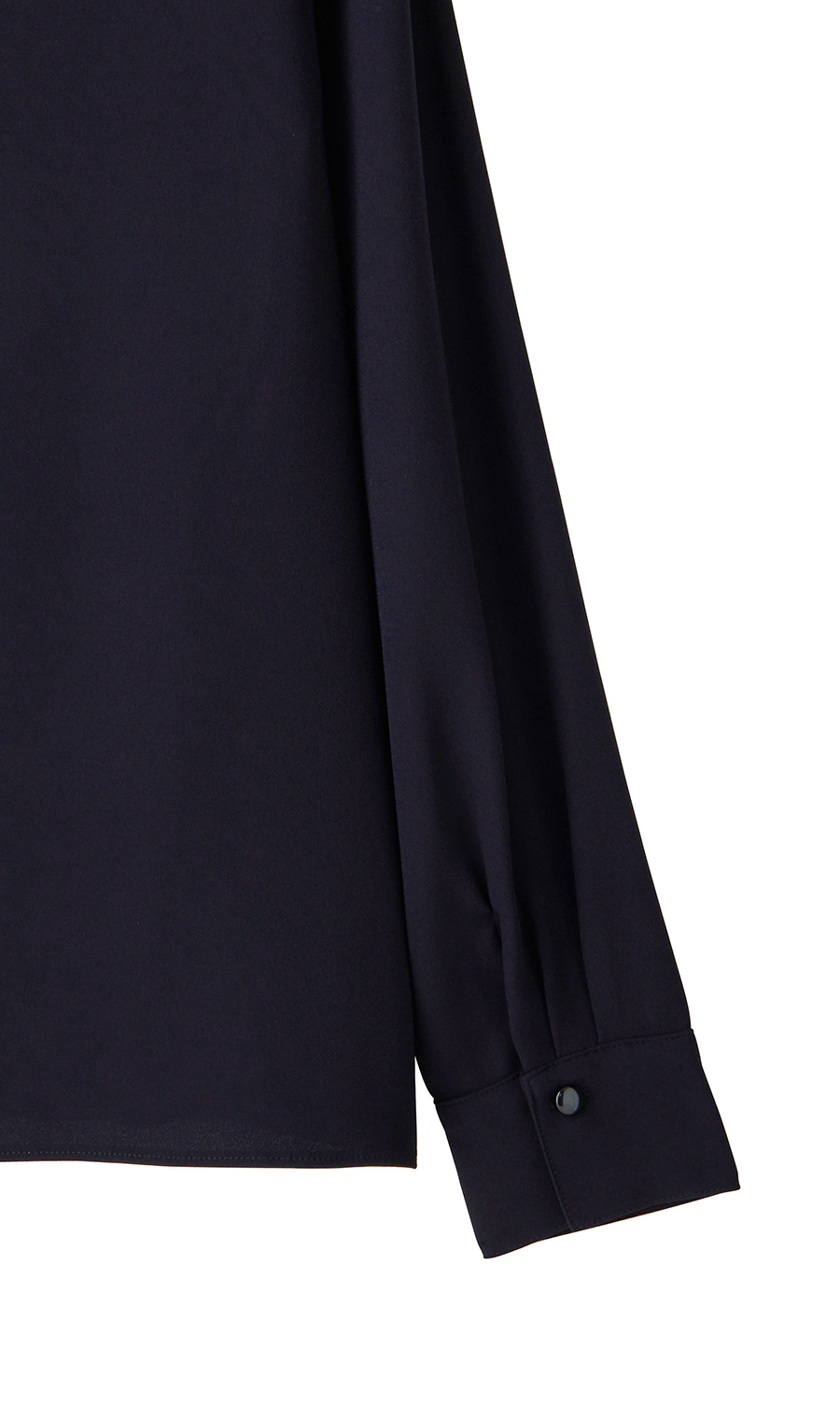 スカーフタイ付きVネックブラウス【2WAY】【長袖】 ネイビー S