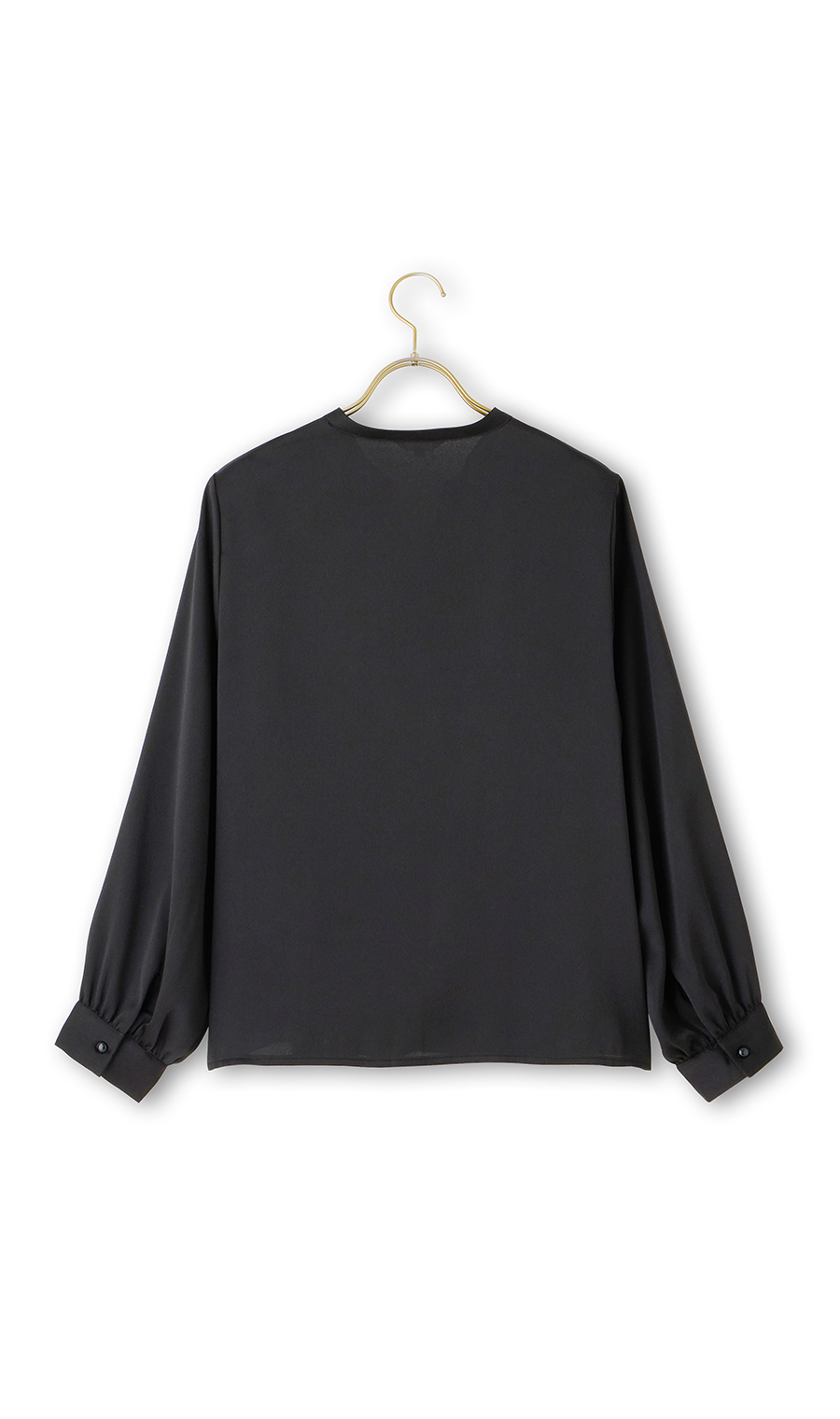 取り外しタイ付きブラウス【2WAY】【長袖】【WEB限定サイズあり