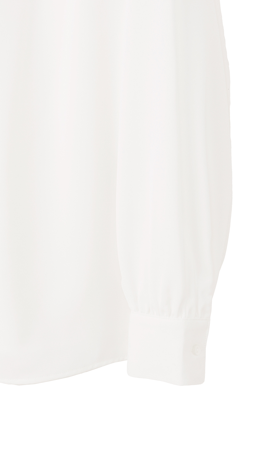 シャツ襟取り外しリボンブラウス【長袖】【2WAY】 ホワイト S