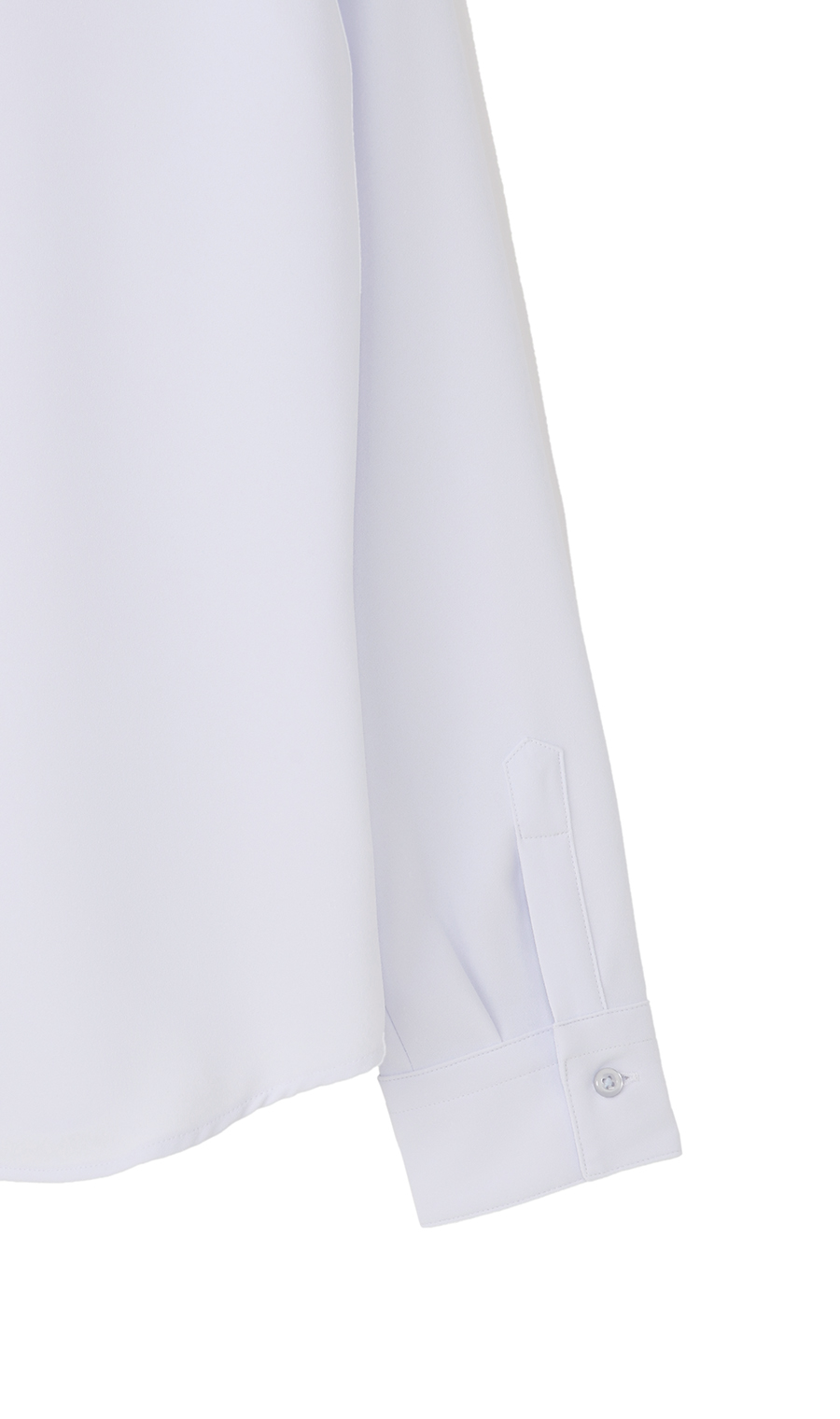 シャツ襟取り外しタイ付きブラウス【2WAY】【長袖】 サックス S