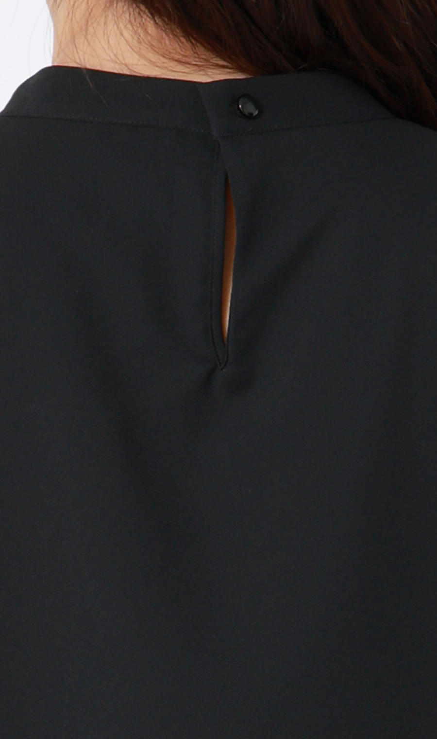 名品アクセサリー付きボウタイブラウス【4WAY】【長袖】 ネイビー S