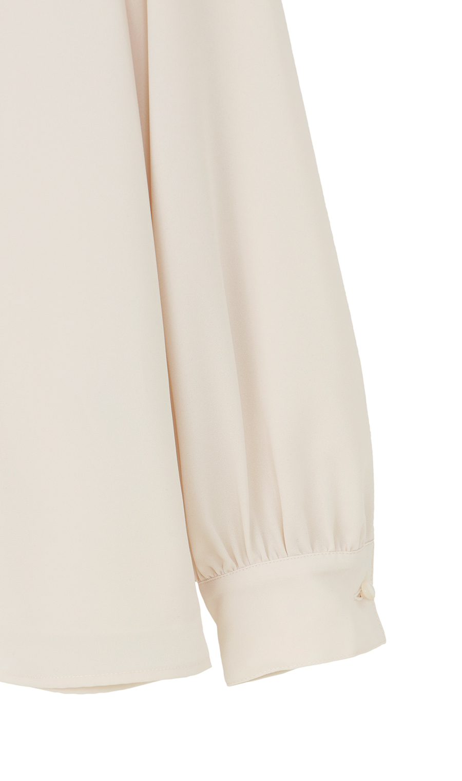 名品アクセサリー付きボウタイブラウス【4WAY】【長袖】 ベージュ S