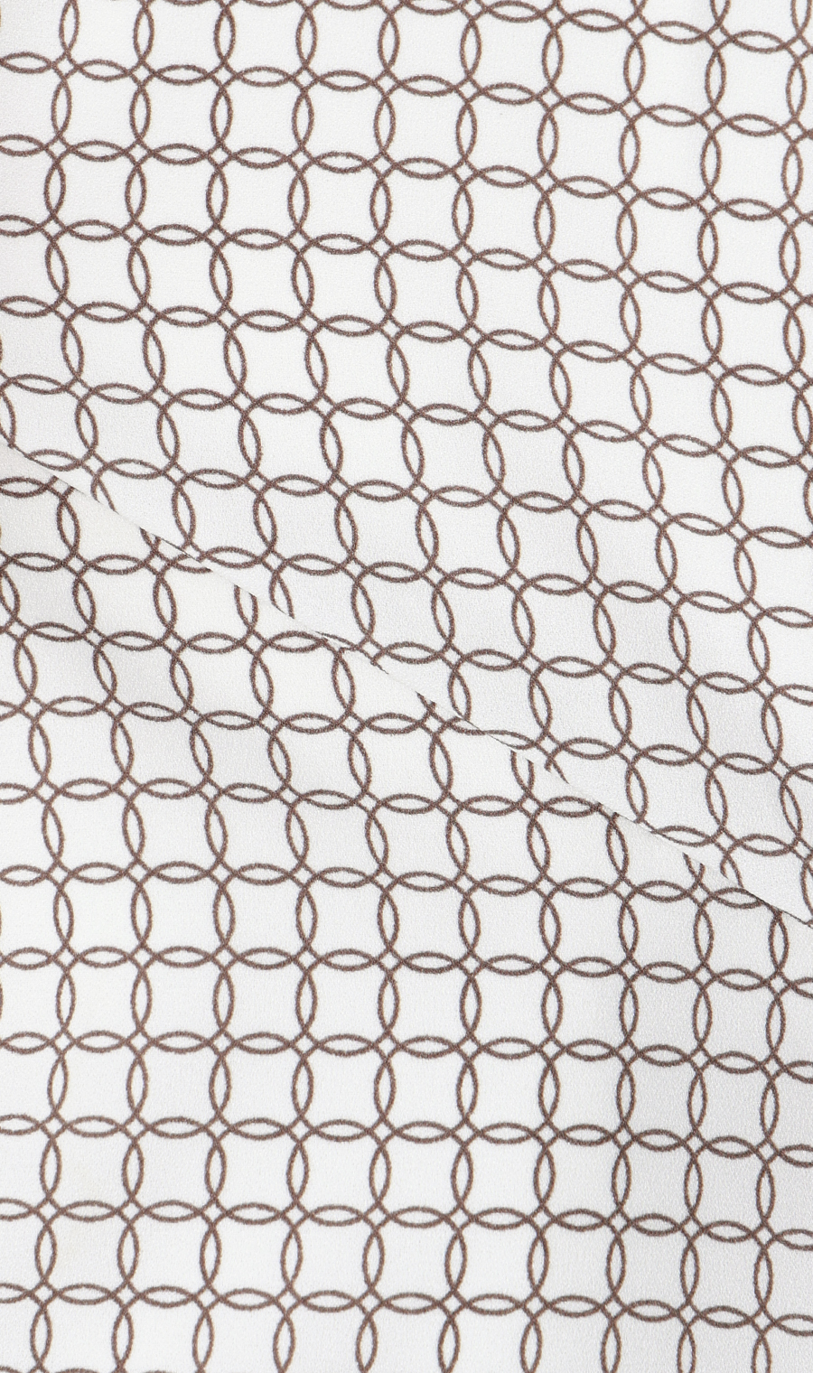 名品アクセサリー付きボウタイブラウス【4WAY】【長袖】 ブラウン S