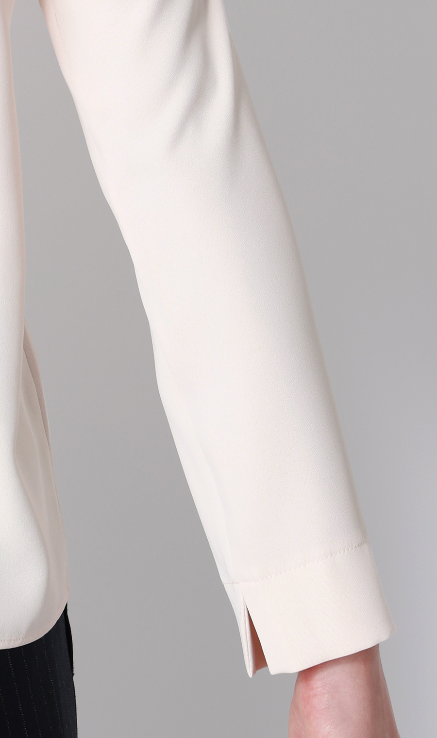 シフォンレイヤーブラウス【長袖】【2WAY】 ピンク S