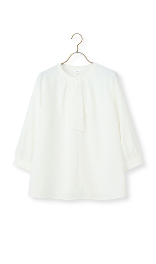 ボウタイブラウス【7分袖】