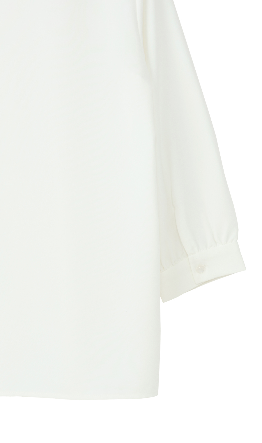 ボウタイブラウス【7分袖】 ホワイト S