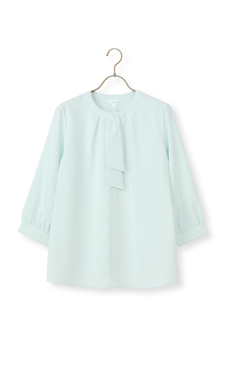 ボウタイブラウス【7分袖】