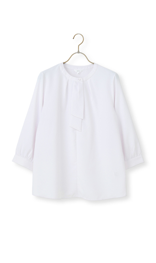 ボウタイブラウス【7分袖】