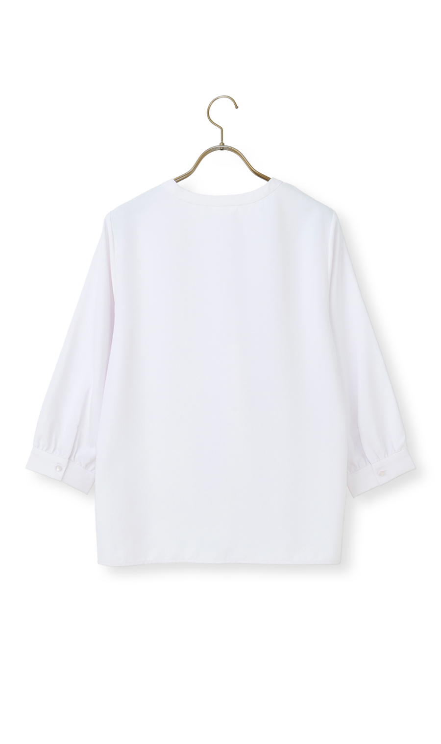 ボウタイブラウス【7分袖】 ピンク S