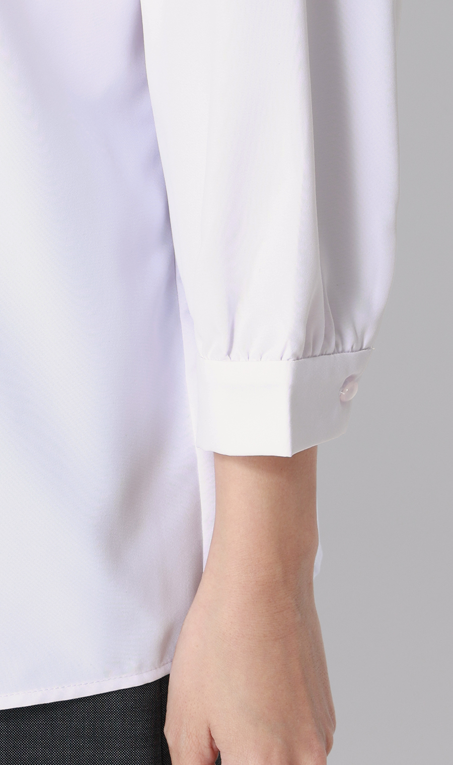 ボウタイブラウス【7分袖】 ピンク S