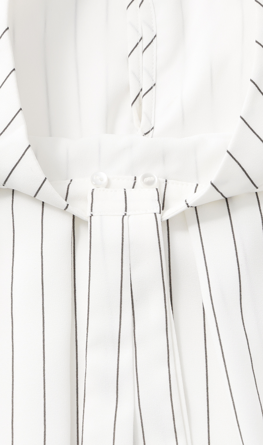 名品アクセサリー付きボウタイブラウス【4WAY】【半袖】 ホワイト S