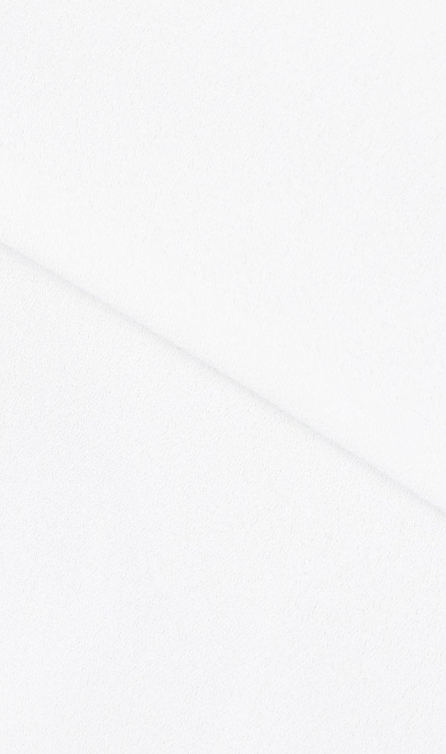 クルーネック配色ブラウス【半袖】 ホワイト 4L