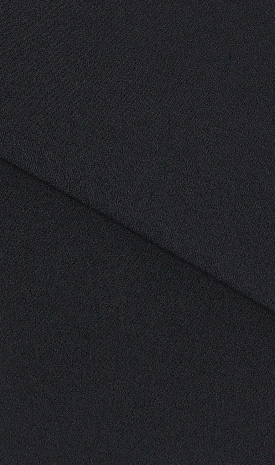 クルーネック配色ブラウス【半袖】 ネイビー SS