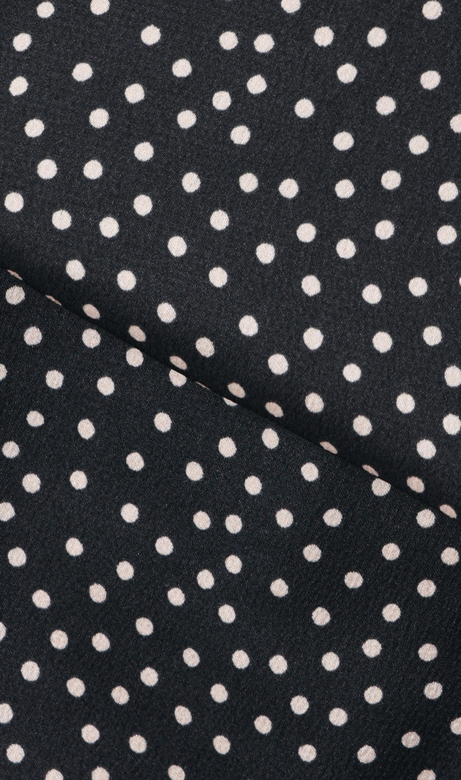 Vネックサテンブラウス【涼】【半袖】 ネイビー S