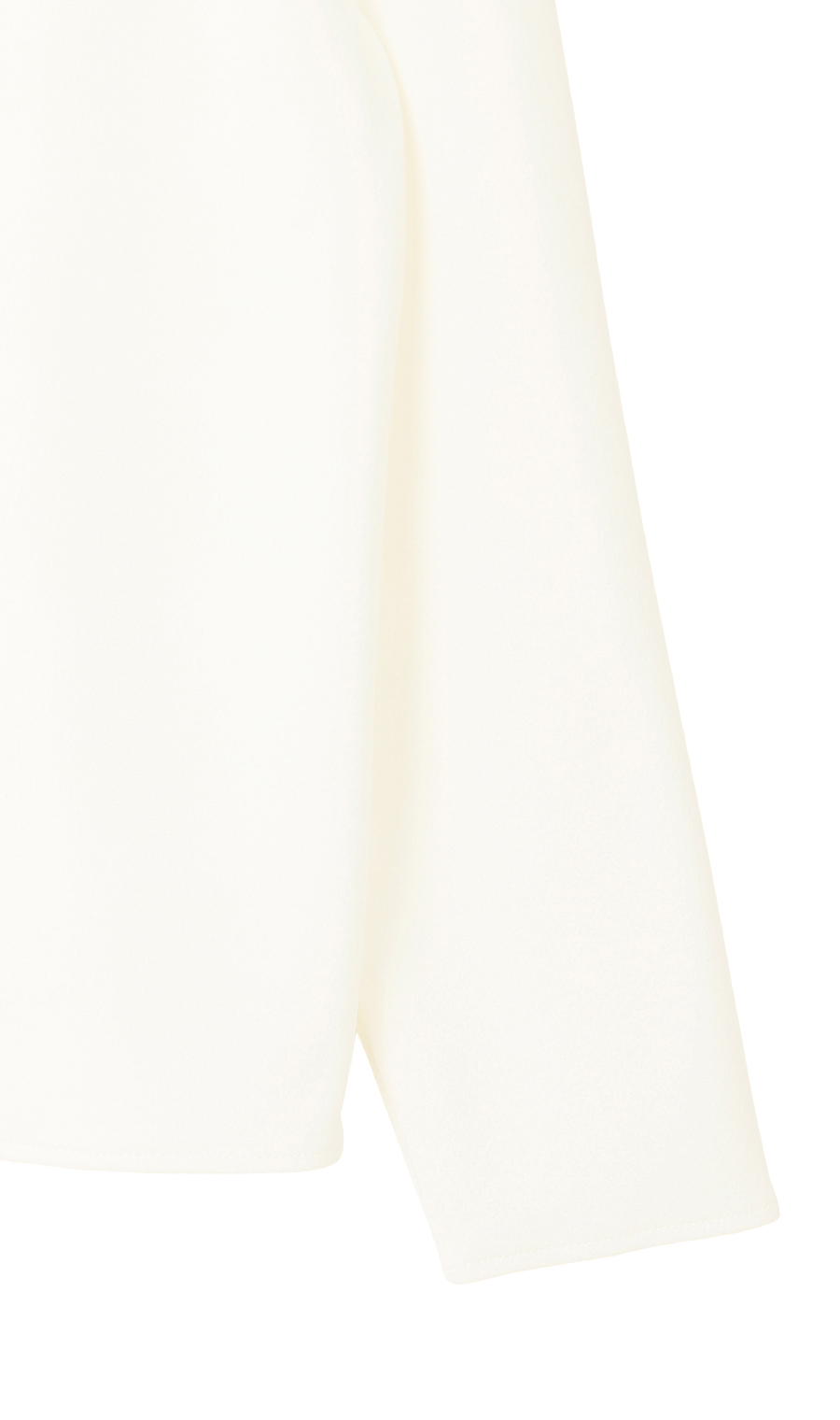 ゼロプレッシャーブラウス【タックデザイン】【長袖】 ホワイト LL