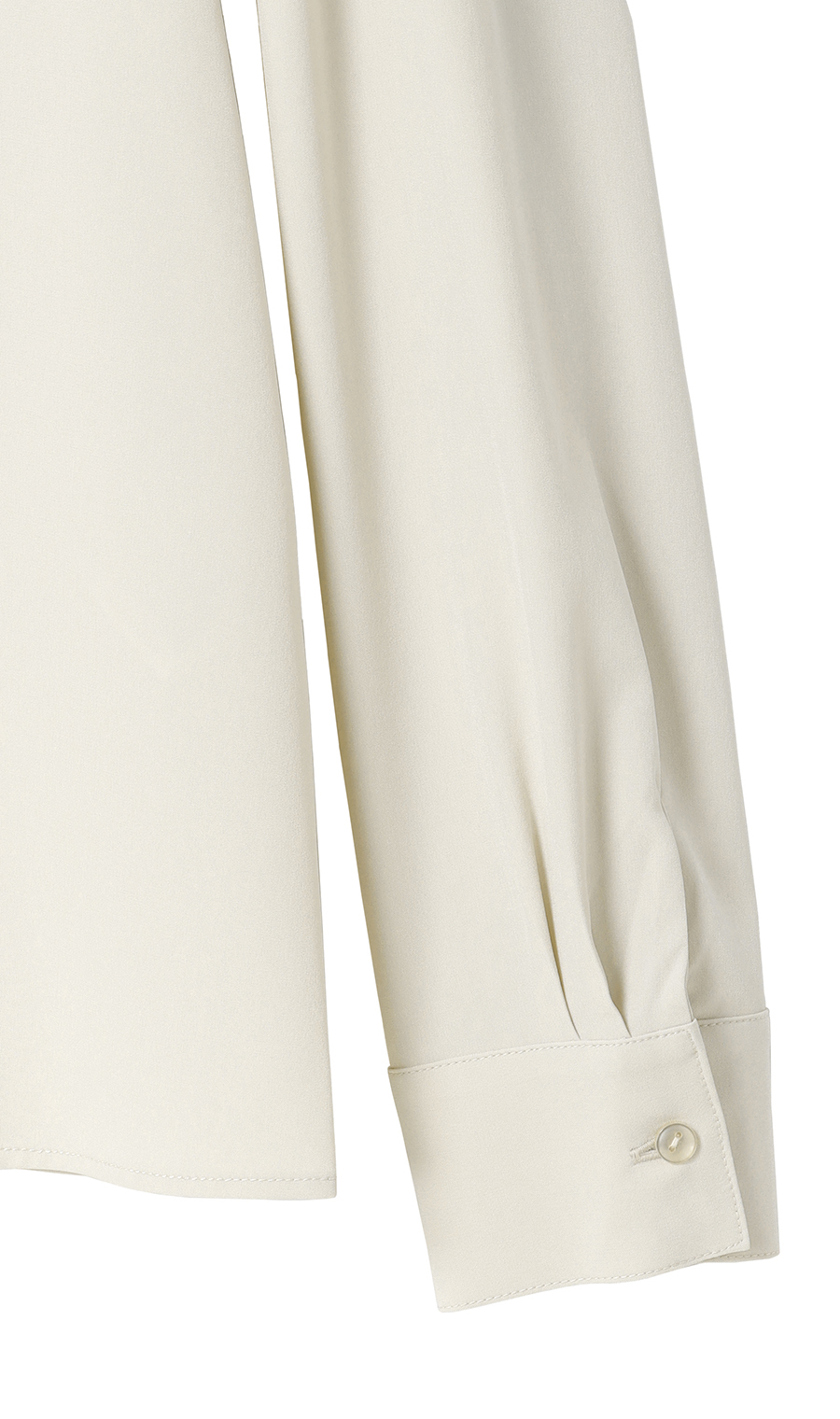 【みんなのブラウス】ゼロプレッシャーブラウス【シャツカラー】【長袖】 ベージュ S