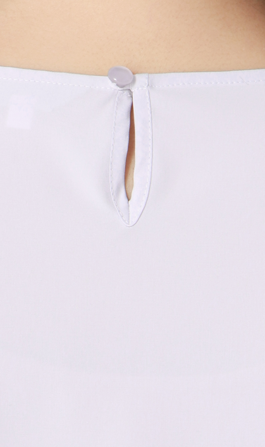 【みんなのブラウス】ゼロプレッシャーブラウス【クルーネック】【半袖】 ラベンダー S