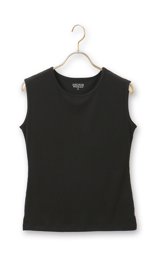 Sleeveless cut and sew [tank top]
