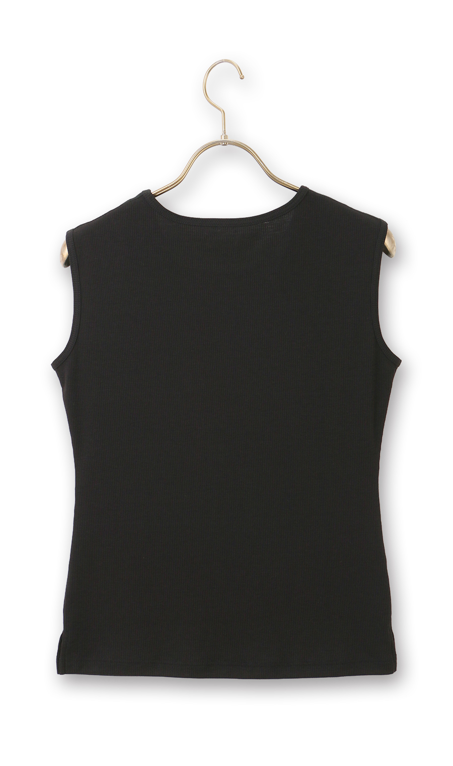 ノースリーブカットソー【タンクトップ】 ブラック S