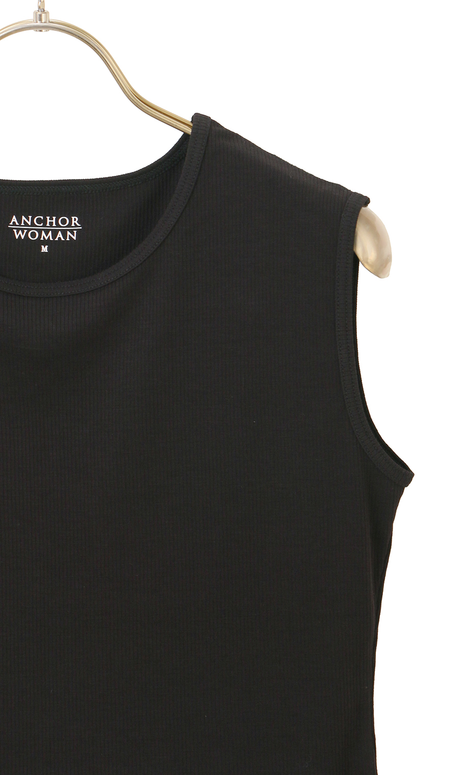 ノースリーブカットソー【タンクトップ】 ブラック S