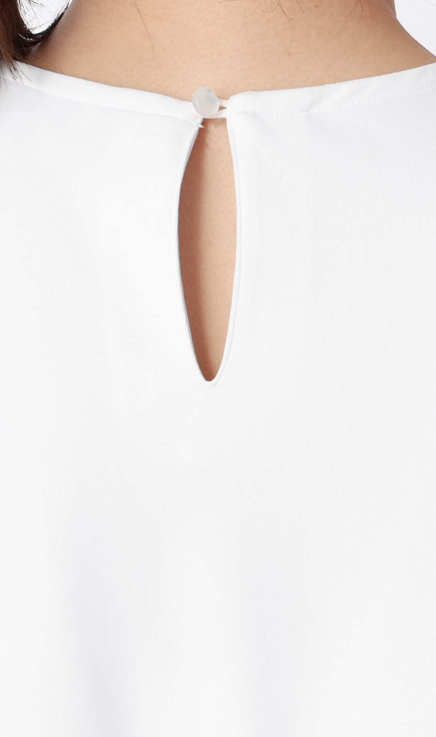 透けないカットソー【フレンチスリーブ】【クルーネック】【#すご】【WEB限定サイズあり】 ホワイト S