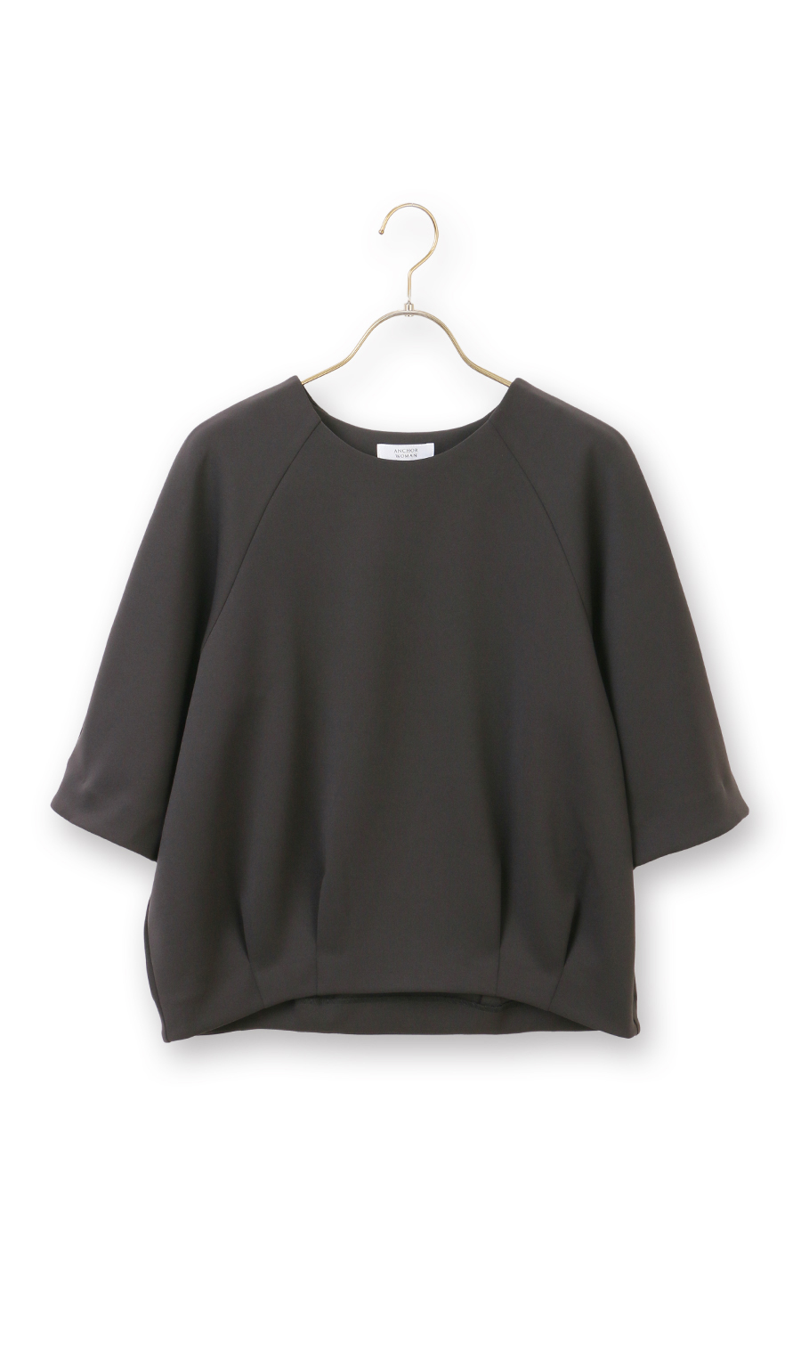 ダンボールニットコクーンプルオーバー【セットアップ着用可】 チャコール M