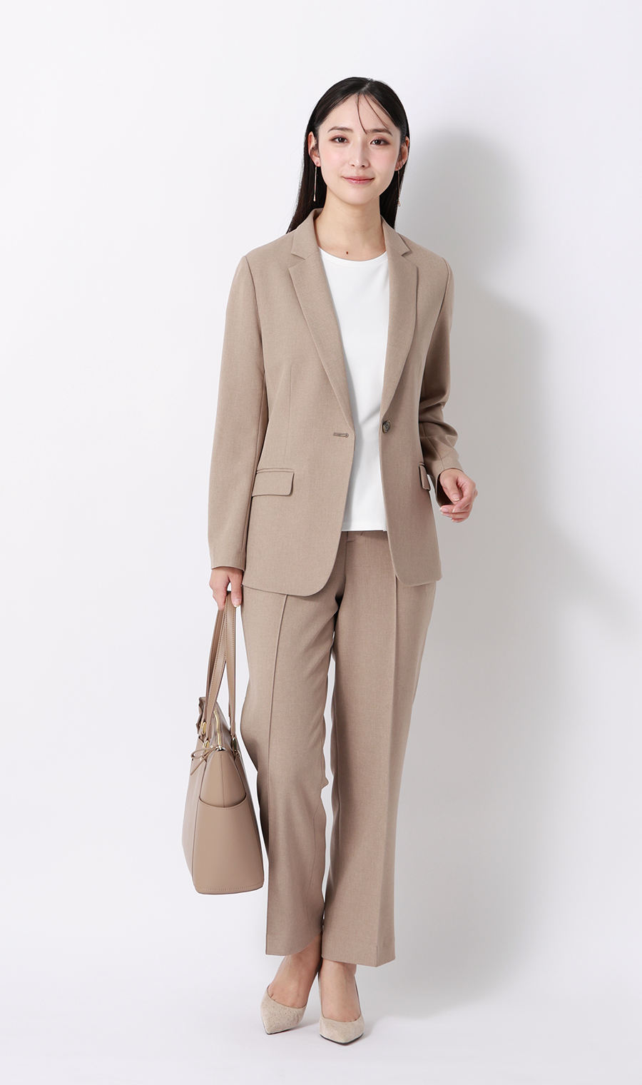 透けないカットソー【半袖】【ペプラム】【＃すご】【WEB限定サイズあり】 ホワイト S